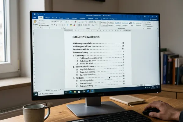 Verteidigung der Masterarbeit