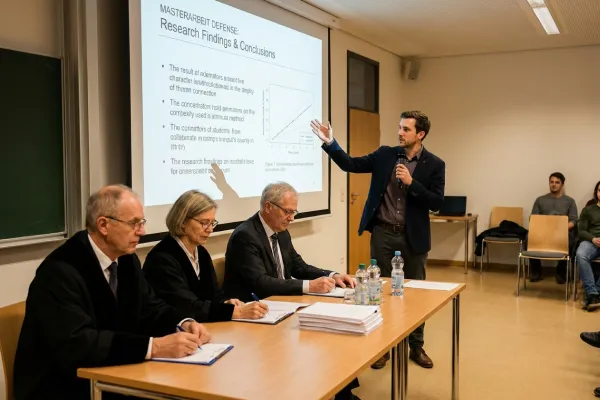 Verteidigung der Masterarbeit: Ablauf, Präsentation und typische Fragen